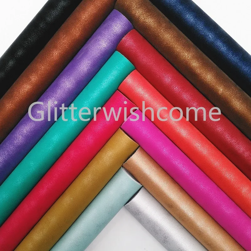 Glitterwishcome 21X29 см A4 размер винил для бантов металлик синтетическая кожа ткань