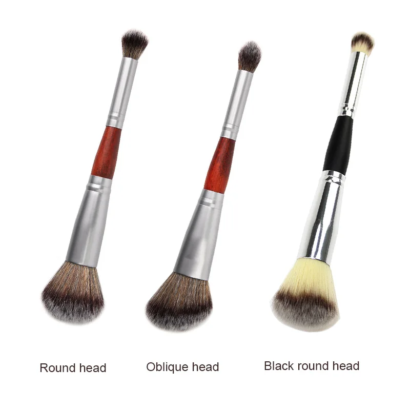 1pcs Double-head Foundation Brushes Powder Eyeshadow Blush Brushes Face Makeup Brush Tool Maquiagem Wood Handle Comestics 2019
1pcs Double-head Foundation Brushes Powder Eyeshadow Blush Brushes Face Makeup Brush Tool Maquiagem Wood Handle Comestics 2019