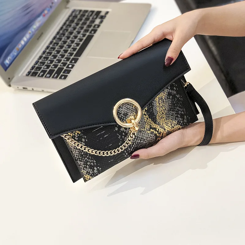 Chain Fashion Handbag Finest Quality Women's Shoulder bag Purse Leather Female Messenger Bag for Lady Party Bag Evening Bag
Chain Fashion Handbag Finest Quality Women's Shoulder bag Purse Leather Female Messenger Bag for Lady Party Bag Evening Bag