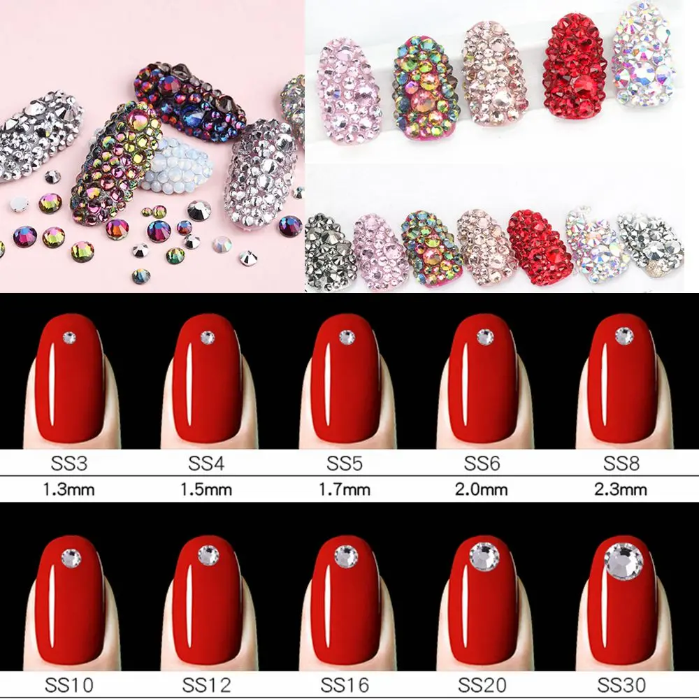 Non Hotfix Strass Rhinestones Silver Coating SS3-SS34 Flatback Round Glue On Glass Stones And Crystals DIY Nails Art Decorations
Non Hotfix Strass Rhinestones Silver Coating SS3-SS34 Flatback Round Glue On Glass Stones And Crystals DIY Nails Art Decorations