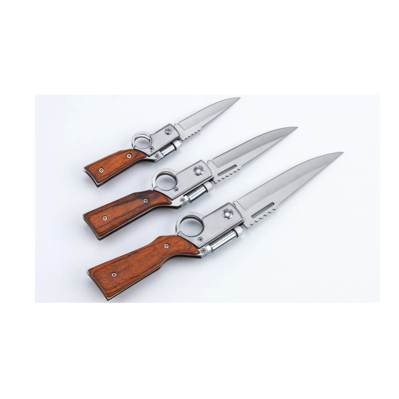 High Hardness Folding Knife LED Camping Survival Self-defense Knife Multi-functional EDC Tools
High Hardness Folding Knife LED Camping Survival Self-defense Knife Multi-functional EDC Tools