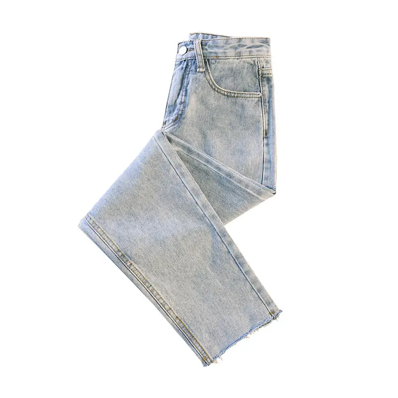 Plus Size Loose High Waist Ripped Hole Denim Straight Leg Jeans for Women
Plus Size Loose High Waist Ripped Hole Denim Straight Leg Jeans for Women