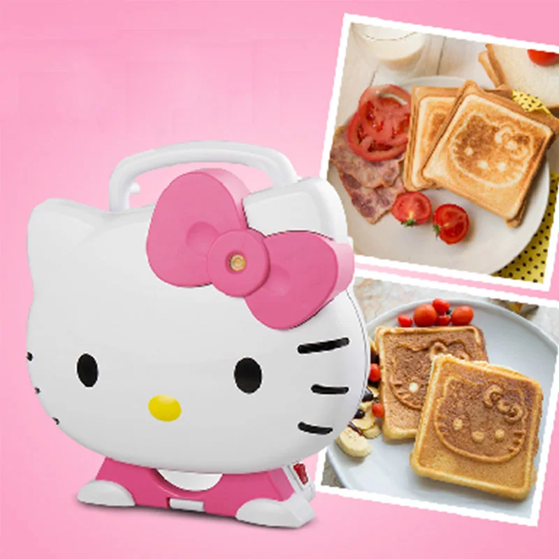 220-240V 750w Cartoon Cat Breakfast Toaster Hot press Bread machine 2 slices Nonstick coating Baking sandwich maker
220-240V 750w Cartoon Cat Breakfast Toaster Hot press Bread machine 2 slices Nonstick coating Baking sandwich maker
