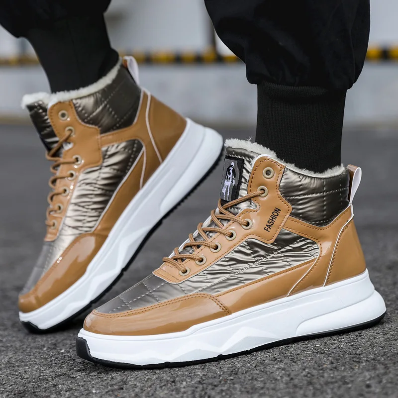 Khaki Leather Ankle Boots For Men Chunky Sneaker Fashion Snow Boots Waterproof Man Work Shoes Trekking Boot Botas Zapatos Hombre
Khaki Leather Ankle Boots For Men Chunky Sneaker Fashion Snow Boots Waterproof Man Work Shoes Trekking Boot Botas Zapatos Hombre