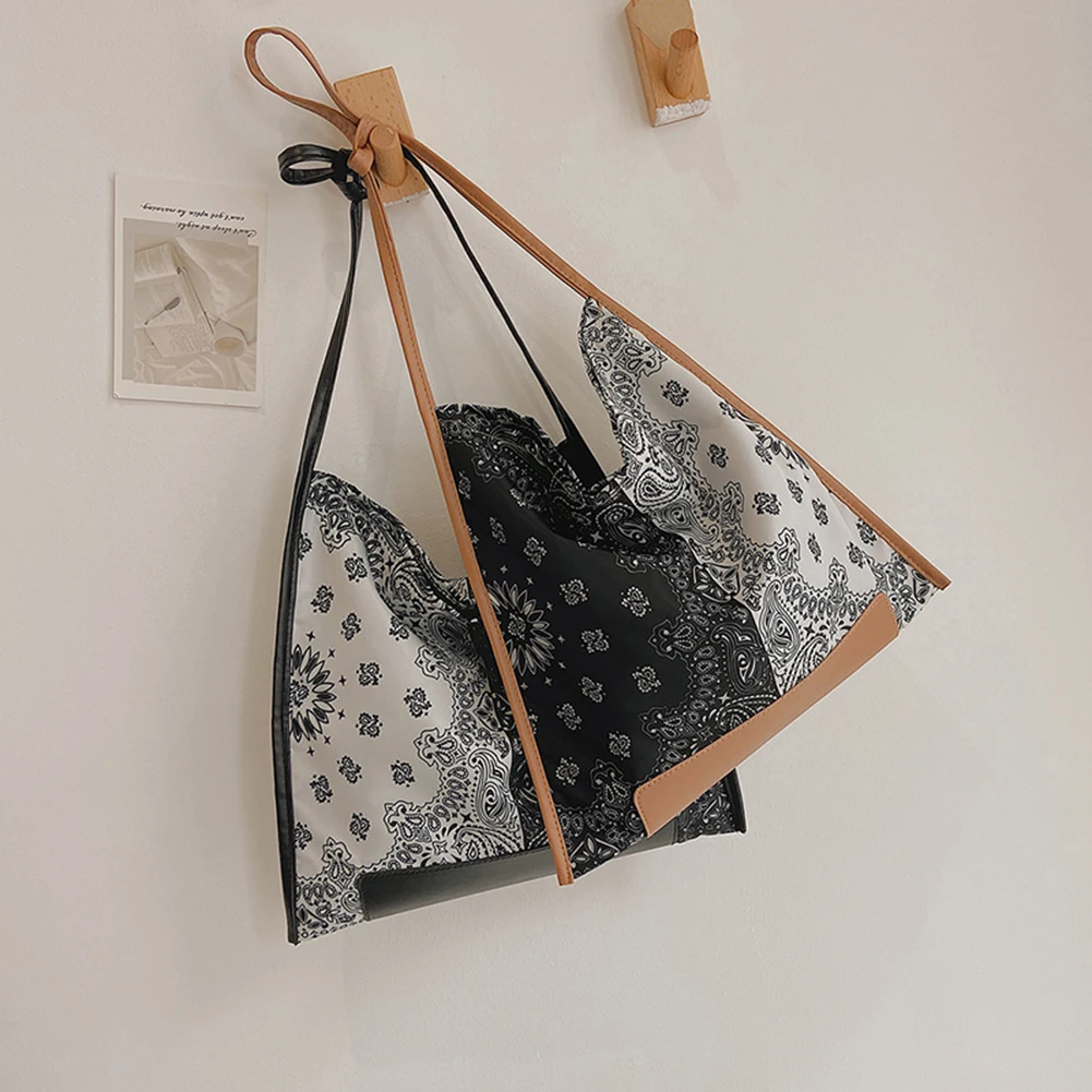 Fashion Women PU Leather Canvas Printing Shoulder Shopping Bag Casual Ladies Large Capacity Tote Handbags
Fashion Women PU Leather Canvas Printing Shoulder Shopping Bag Casual Ladies Large Capacity Tote Handbags