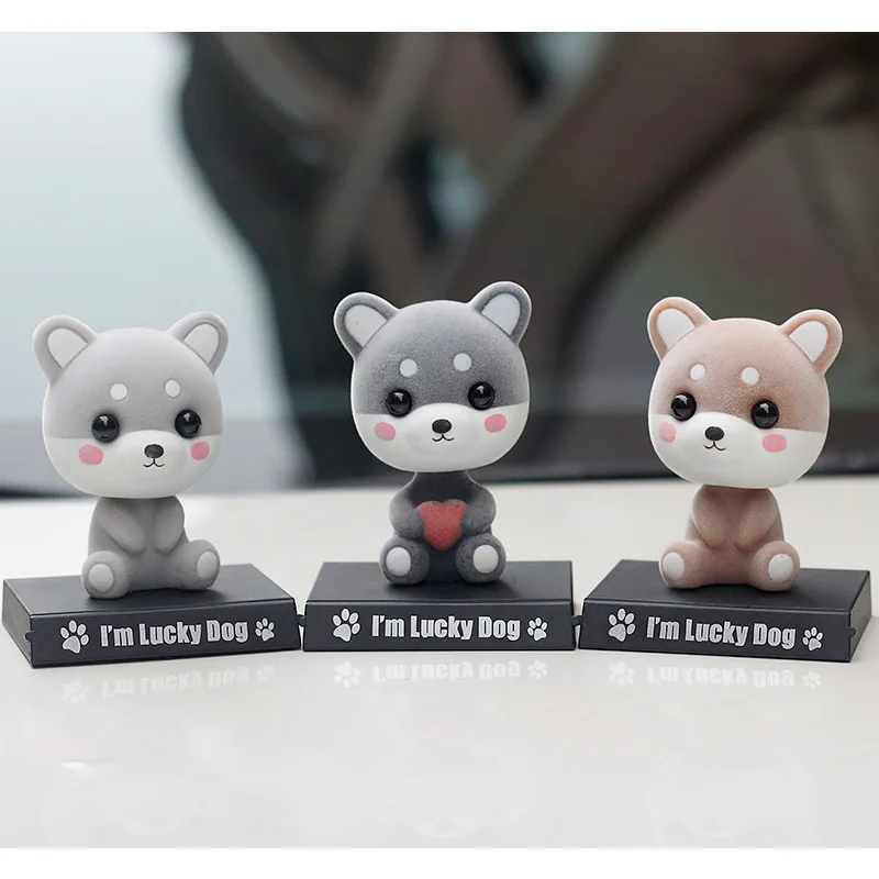 Shaking his head doll flocking Shiba Inu car ornaments mobile phone seat car interior accessories creative cute car dog dog
Shaking his head doll flocking Shiba Inu car ornaments mobile phone seat car interior accessories creative cute car dog dog