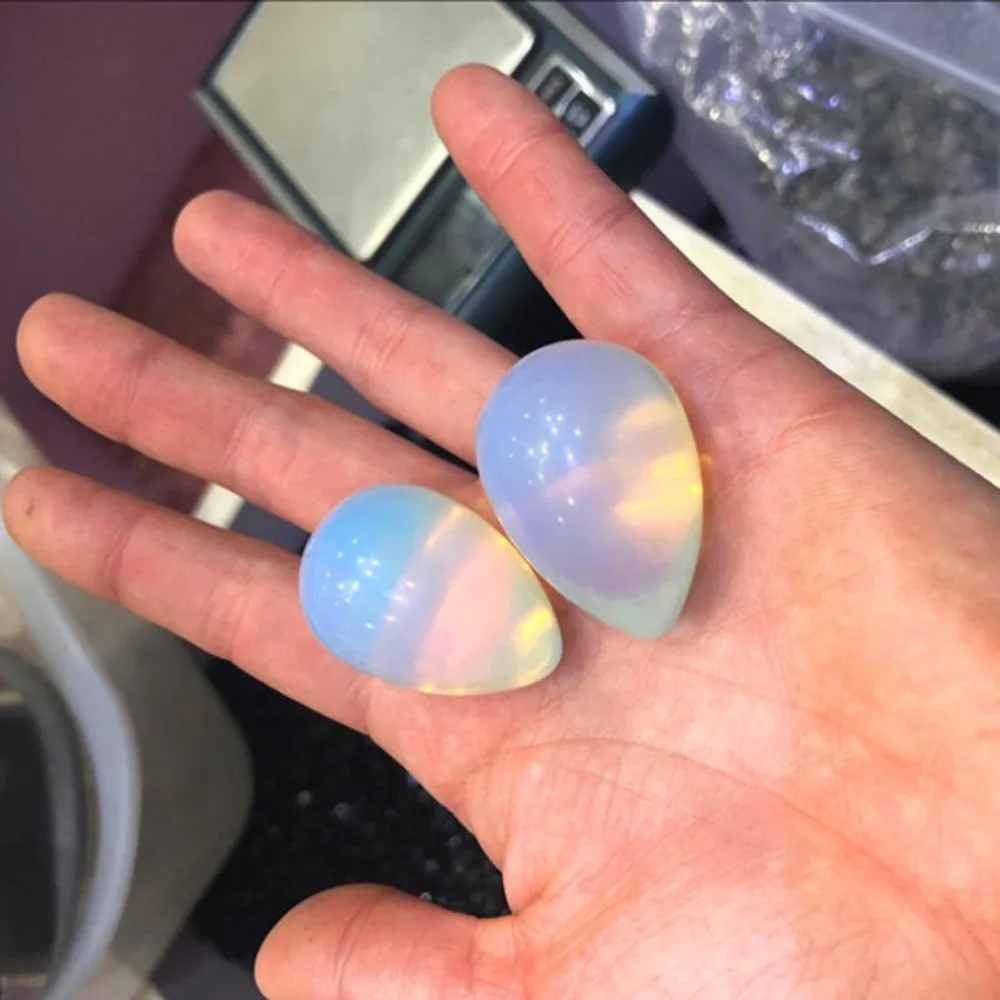 Natural Semi Gemstone Jade Egg Crystal Stone Massage Ball Chakra Healing Yoga Exercise Eggs Train Pelvic Muscles Stone Ornament
Natural Semi Gemstone Jade Egg Crystal Stone Massage Ball Chakra Healing Yoga Exercise Eggs Train Pelvic Muscles Stone Ornament