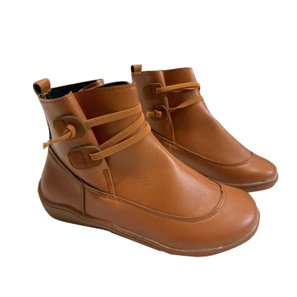 Braided Strap Flat Heel Autumn Winter Boots Women's Soft Boots Pointed Toe Thickening Warm Flat Heel Lace Up Boots Ankle Boots
Braided Strap Flat Heel Autumn Winter Boots Women's Soft Boots Pointed Toe Thickening Warm Flat Heel Lace Up Boots Ankle Boots