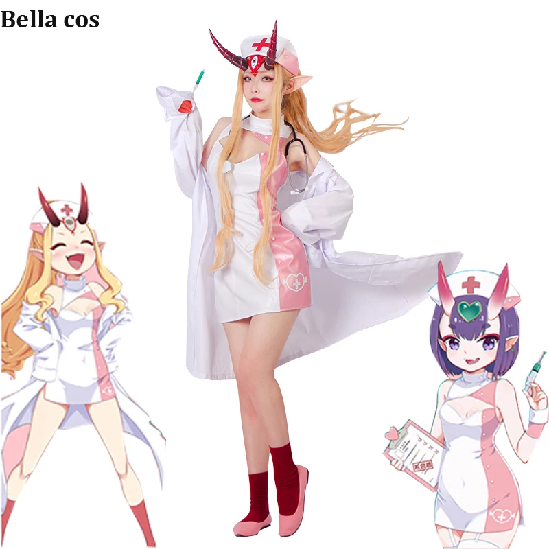 Fate Grand Order Shuten Doji/Ibaraki Doji костюм для косплея сексуальное женское платье медсестры