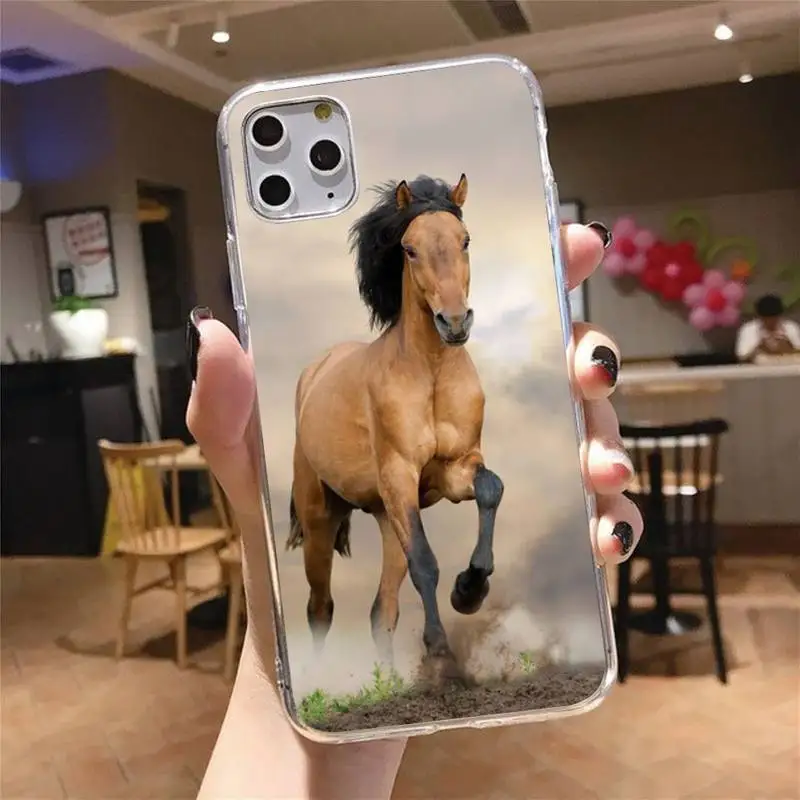 Horse Animal Running cool Phone Case Transparent for iPhone 6 7 8 11 12 s mini pro X XS XR MAX Plus cover funda shell
Horse Animal Running cool Phone Case Transparent for iPhone 6 7 8 11 12 s mini pro X XS XR MAX Plus cover funda shell