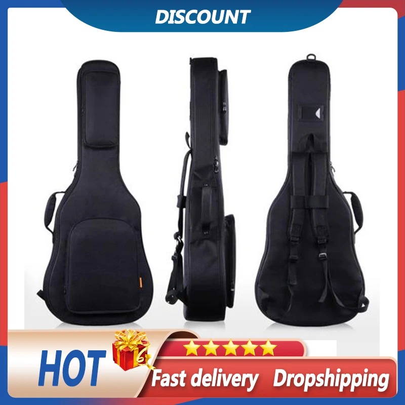 IRIN 39/40/41 Inch Acoustic Classical Guitar Bag Case Backpack Adjustable Shoulder Strap Portable Thicken Padded Black
IRIN 39/40/41 Inch Acoustic Classical Guitar Bag Case Backpack Adjustable Shoulder Strap Portable Thicken Padded Black