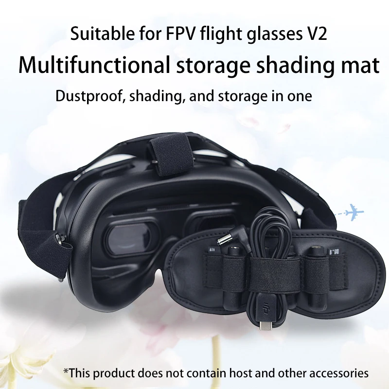 for DJI FPV Goggles V2 Dust Protective Pad Integrated Antenna Charging Cable Data Cable Storage Pad Drone Accessories 
for DJI FPV Goggles V2 Dust Protective Pad Integrated Antenna Charging Cable Data Cable Storage Pad Drone Accessories