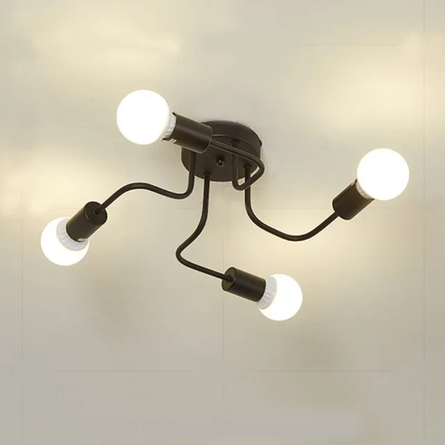 Nordic minimalist Retro Loft Pipe Wrought Iron Ceiling Lights Ceiling Lamp for Living Room Bedroom Vintage Ceiling Lights
Nordic minimalist Retro Loft Pipe Wrought Iron Ceiling Lights Ceiling Lamp for Living Room Bedroom Vintage Ceiling Lights