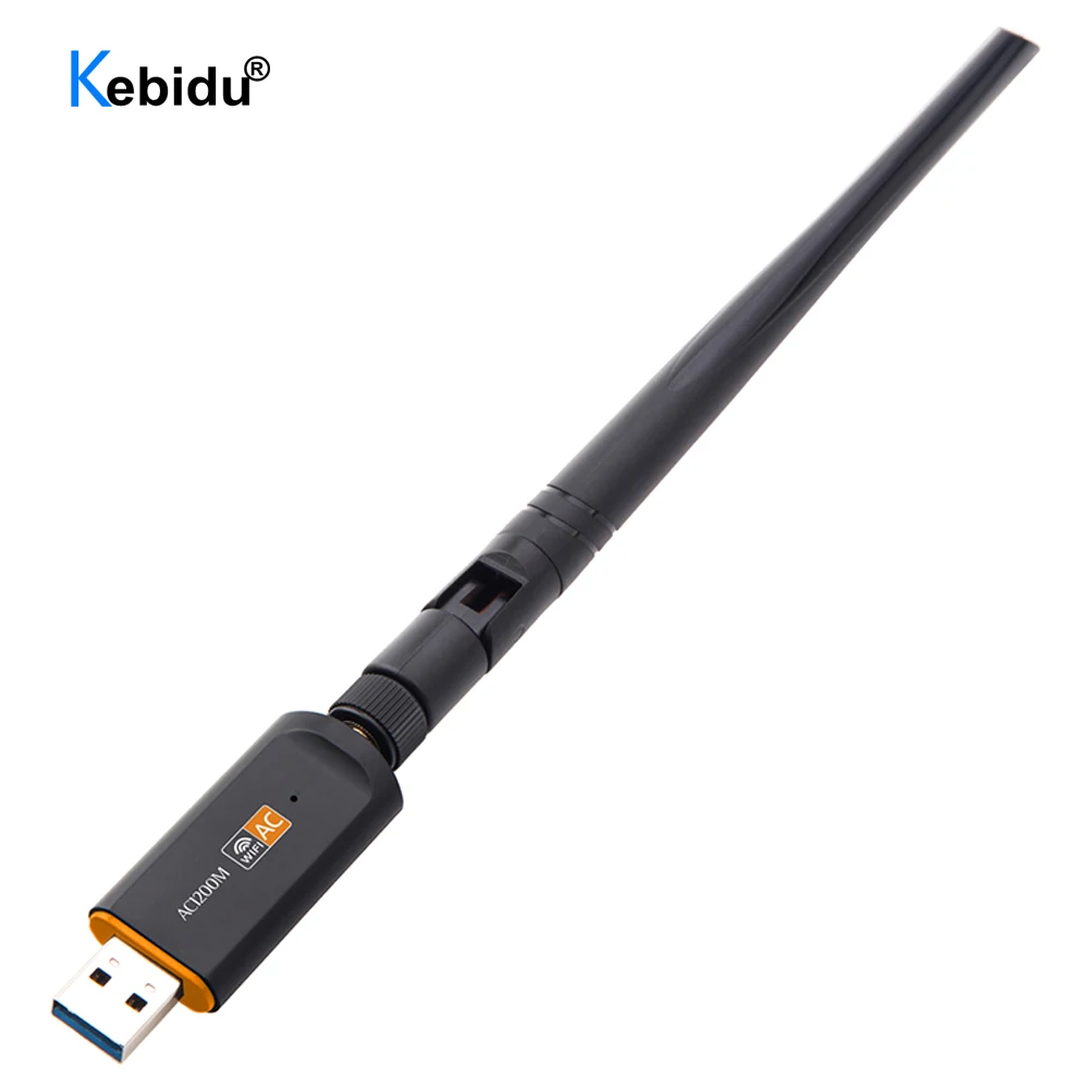 KEBIDU 5dBi Antenna USB 3.0 Wifi Adapter 1200Mbps Network Card 2.4Ghz/5Ghz Dual Band Wifi Dongle Receiver RTL8812 For Laptop PC
KEBIDU 5dBi Antenna USB 3.0 Wifi Adapter 1200Mbps Network Card 2.4Ghz/5Ghz Dual Band Wifi Dongle Receiver RTL8812 For Laptop PC