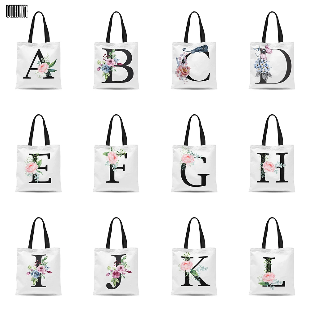 Letter Flower Canvas Tote Bag Ulzzang Harajuku Vogue Female Casual Large Capacity Shopping Bag Reusable Daily Girl Shoulder Bag
Letter Flower Canvas Tote Bag Ulzzang Harajuku Vogue Female Casual Large Capacity Shopping Bag Reusable Daily Girl Shoulder Bag