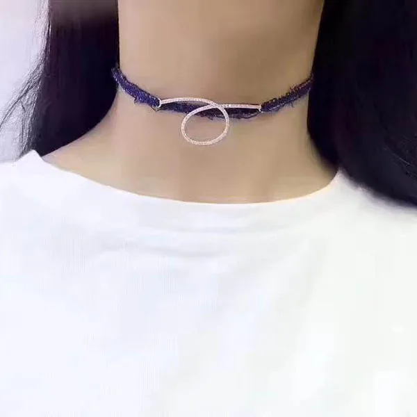 Women Fashion Multilayer Denim Lace-up Bracelet with solid 925 Sterling Silver Micro Zircon Loop Charm Bracelet Jewelry
Women Fashion Multilayer Denim Lace-up Bracelet with solid 925 Sterling Silver Micro Zircon Loop Charm Bracelet Jewelry