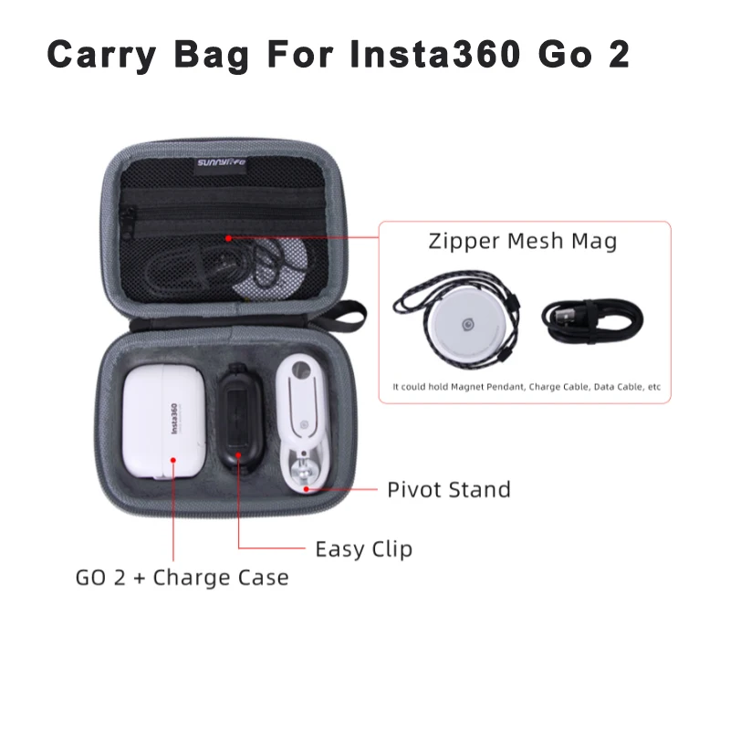 Insta360 GO 2 Mini Carring чехол сумка для хранения сумка защитный бокс для Insta360 GO2 аксессуары для камеры
Insta360 GO 2 Mini Carring чехол сумка для хранения сумка защитный бокс для Insta360 GO2 аксессуары для камеры