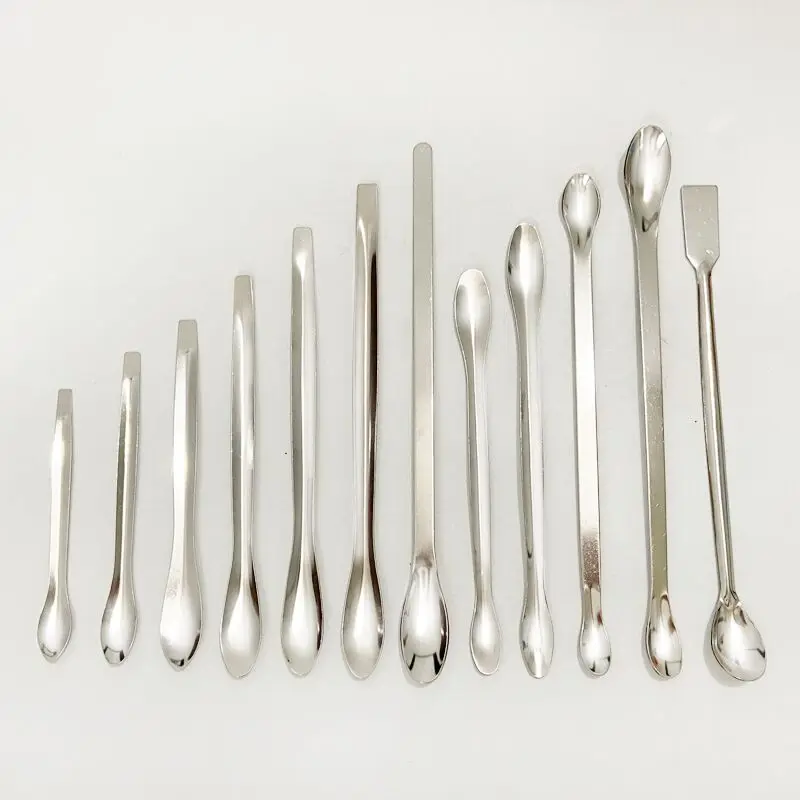 Stainless Steel Drug Spoon Use For Chemistry/Medical/Dental Experiment Medicines in Lab Reagents Spatula Weigh Spoon 10/PK 
Stainless Steel Drug Spoon Use For Chemistry/Medical/Dental Experiment Medicines in Lab Reagents Spatula Weigh Spoon 10/PK