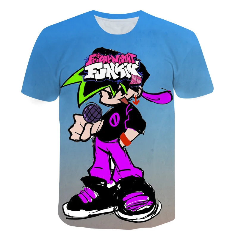 Friday Night Funkin Children T-shirt Funny Game Graphic Printing Popular Trends Summer Streetwear Short Sleeve Male Kid Blouse
Friday Night Funkin Children T-shirt Funny Game Graphic Printing Popular Trends Summer Streetwear Short Sleeve Male Kid Blouse