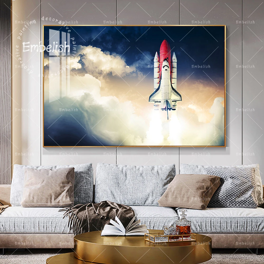1 Pieces Rocket Taking Off Landscape Space Wall Art Pictures Modern Home Decor HD Spray On Canvas Paintings Living Room Posters 
1 Pieces Rocket Taking Off Landscape Space Wall Art Pictures Modern Home Decor HD Spray On Canvas Paintings Living Room Posters