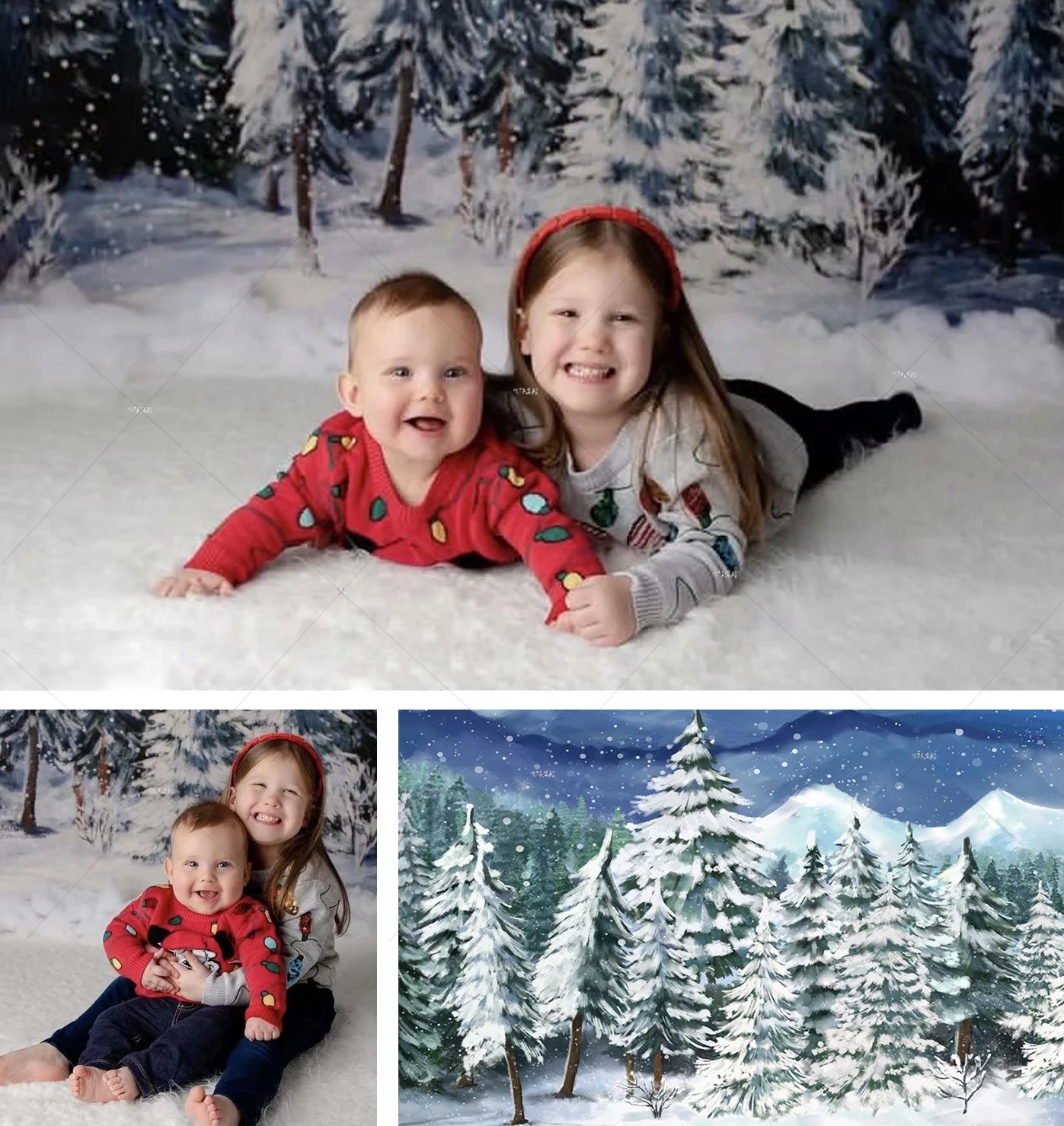 Christmas Backdrop Photography Background Winter Snow Forest Pine Tree Newborn Kids Baby Shower Cake Smash Birthday Decor
Christmas Backdrop Photography Background Winter Snow Forest Pine Tree Newborn Kids Baby Shower Cake Smash Birthday Decor