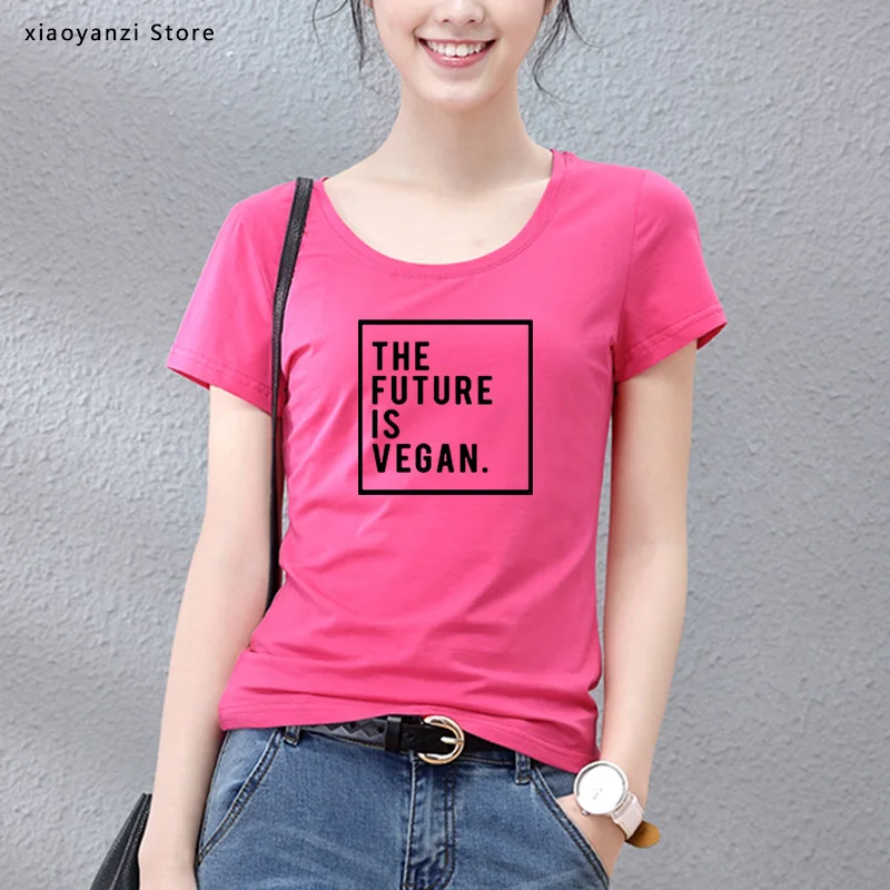 The Future Is Vegan T Shirt Women Short Sleeve Fashion Slim Fit Women Tshirt Streetwear Tee Shirt Harauku Tumblr Quotes Clothes
The Future Is Vegan T Shirt Women Short Sleeve Fashion Slim Fit Women Tshirt Streetwear Tee Shirt Harauku Tumblr Quotes Clothes