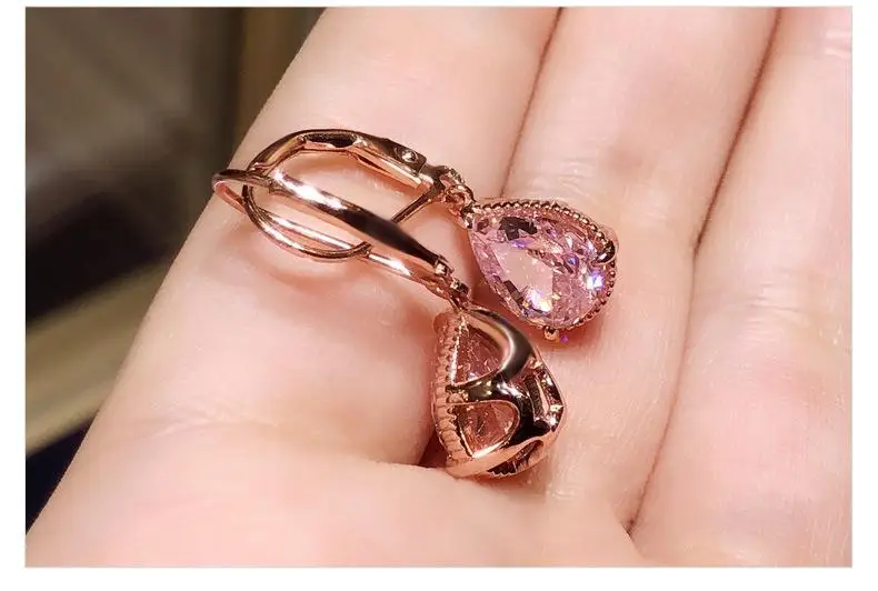 14K Rose Gold Pink Diamond Earring for Women Fashion Pink Topaz Gemstone Bizuteria 14K Gold Garnet Drop Earring Orecchini Girls
14K Rose Gold Pink Diamond Earring for Women Fashion Pink Topaz Gemstone Bizuteria 14K Gold Garnet Drop Earring Orecchini Girls