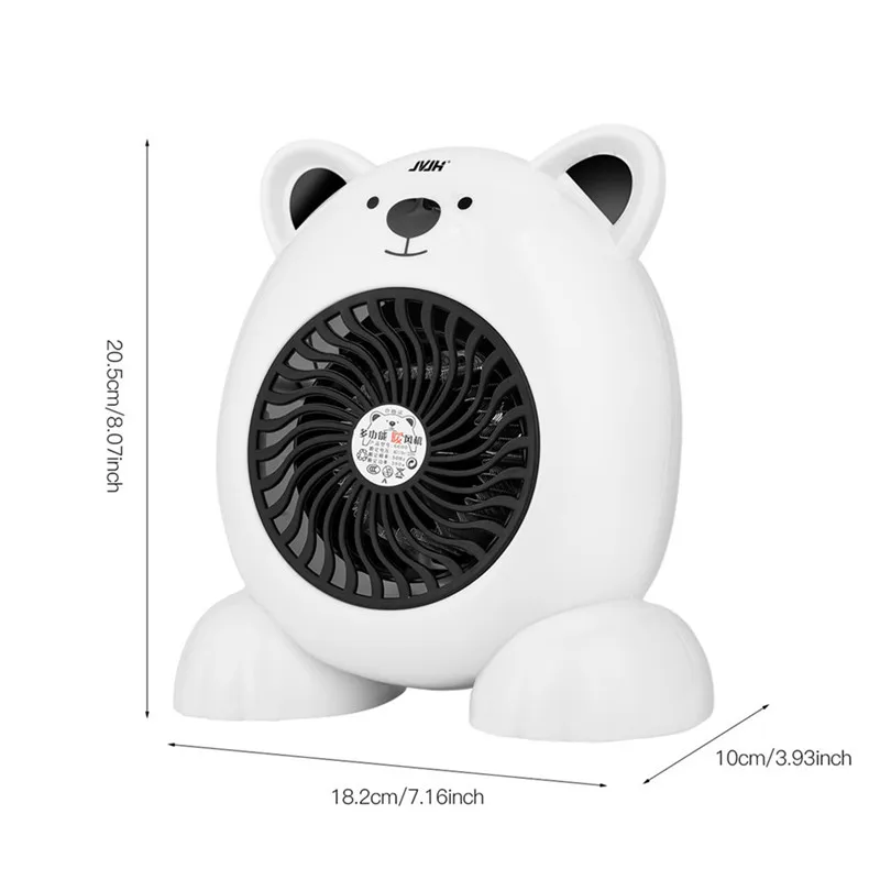 JVJH Portable Electric Heater Fan Air Warmer Fast Heating Thermostat Desktop Cartoon Warm Heaters 350W For Bedroom Home Office
JVJH Portable Electric Heater Fan Air Warmer Fast Heating Thermostat Desktop Cartoon Warm Heaters 350W For Bedroom Home Office