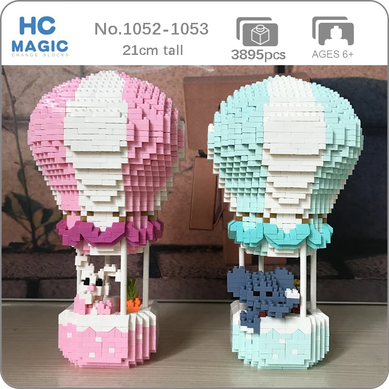 HC Hot Air Fire Balloon Elephant Rabbit Pet Animal 3D Model DIY Mini Diamond Blocks Bricks Building Toy for Children no Box
HC Hot Air Fire Balloon Elephant Rabbit Pet Animal 3D Model DIY Mini Diamond Blocks Bricks Building Toy for Children no Box