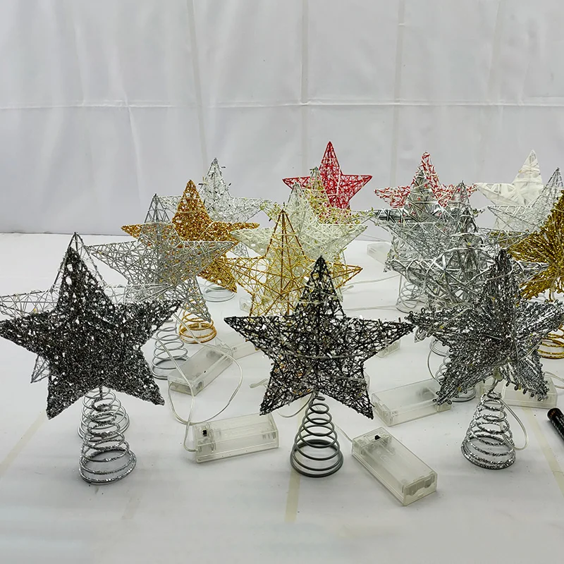 Rattan Gold Star Shape Tree Top Light Christmas Tree Leaning Stars Rustic LED Tree Top Decoration Indoor OCT998
Rattan Gold Star Shape Tree Top Light Christmas Tree Leaning Stars Rustic LED Tree Top Decoration Indoor OCT998