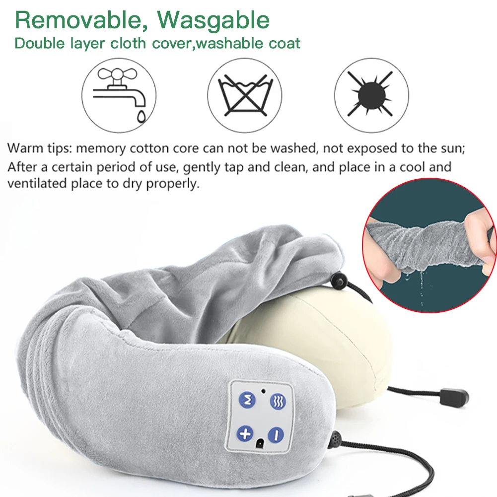 Electric Neck Massager U shaped Pillow Multifunctional Portable Shoulder Cervical Massager Outdoor Travel Home Car Neck Massager
Electric Neck Massager U shaped Pillow Multifunctional Portable Shoulder Cervical Massager Outdoor Travel Home Car Neck Massager