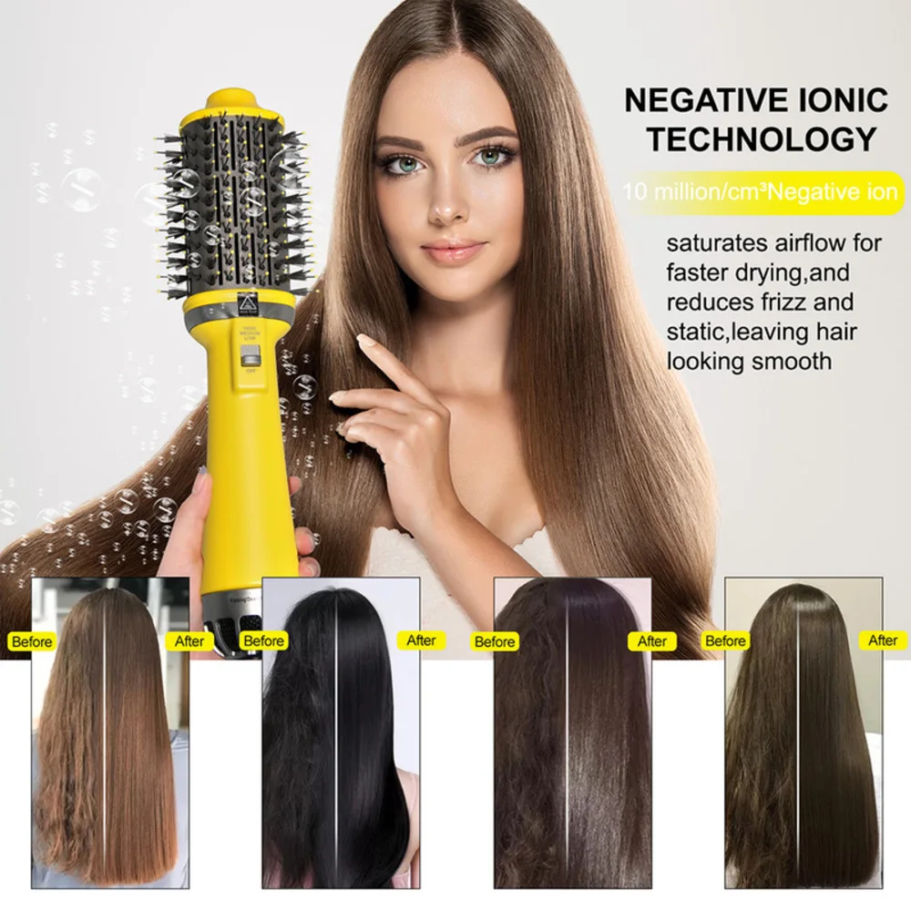 Dropshipping One Step Hair Dryer Hot Air Brush Hair Straightener Comb Curling Brush Salon Hair Styling Tools Hair Dryer Brush
Dropshipping One Step Hair Dryer Hot Air Brush Hair Straightener Comb Curling Brush Salon Hair Styling Tools Hair Dryer Brush