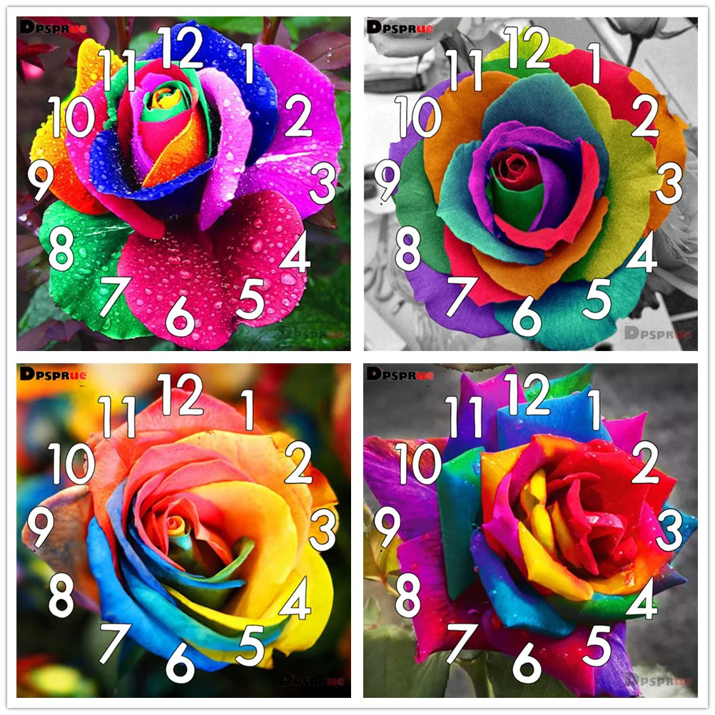 Dpsprue Full Diamond Painting Cross Stitch With Clock Mechanism Mosaic 5D Diy Square Round Flower 3d Embroidery Gift HG211
Dpsprue Full Diamond Painting Cross Stitch With Clock Mechanism Mosaic 5D Diy Square Round Flower 3d Embroidery Gift HG211