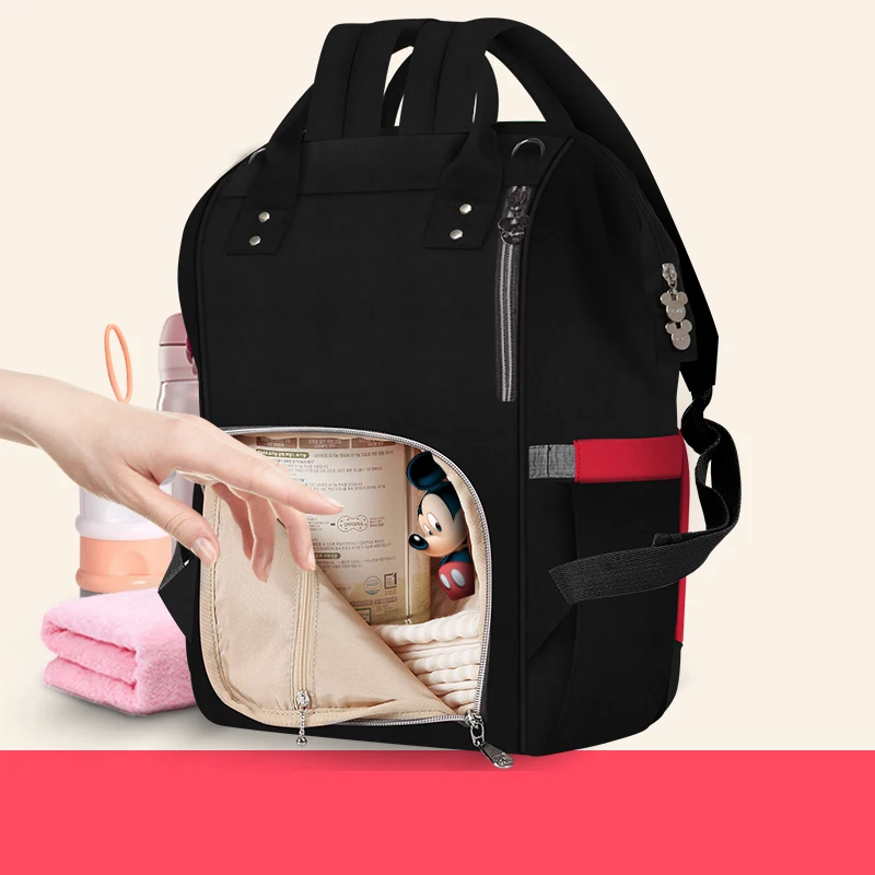 Disney Baby Diaper Bags USB Heating waterproof Maternity Nappy Diaper Stroller Bag Travel Backpack Nursing Bag for Baby Care
Disney Baby Diaper Bags USB Heating waterproof Maternity Nappy Diaper Stroller Bag Travel Backpack Nursing Bag for Baby Care
