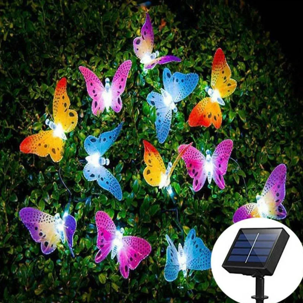 12/20Pcs Led Solar Powered Butterfly Fairy String Lights Waterproof Garden Lights Party Decorative Lamp Outdoor Lighting
12/20Pcs Led Solar Powered Butterfly Fairy String Lights Waterproof Garden Lights Party Decorative Lamp Outdoor Lighting