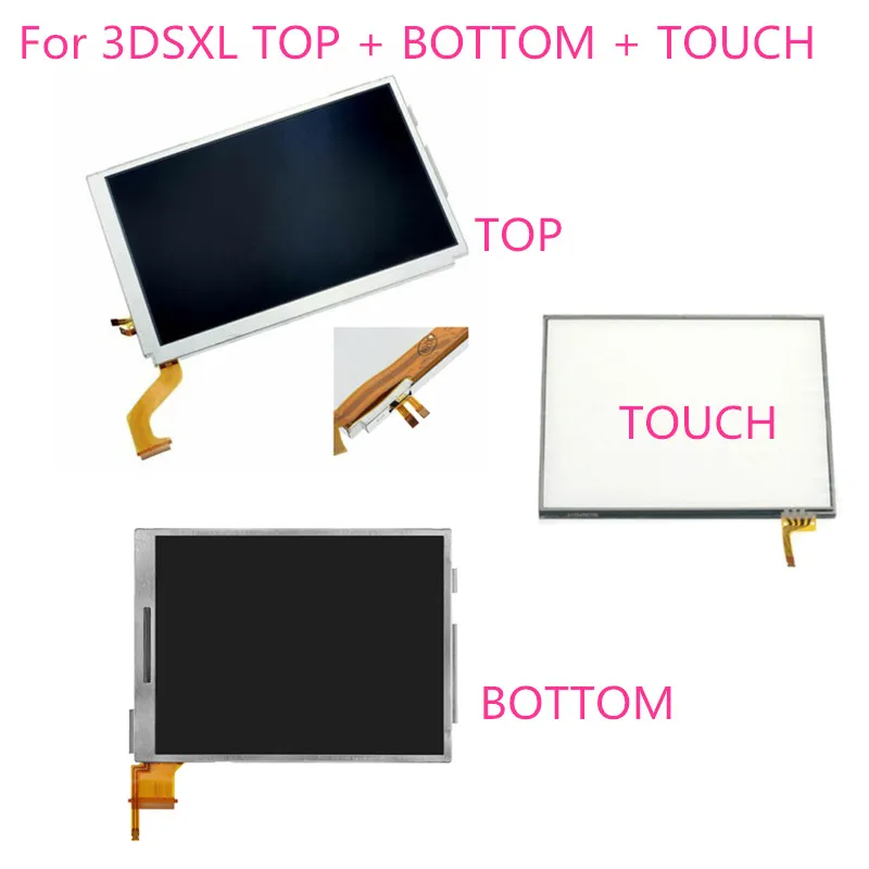 Original New Tested good Top Upper / Lower Bottom LCD Display Screen Touch Screen Digitizer Glass For Nintendo 3DSXL 3DSLL
Original New Tested good Top Upper / Lower Bottom LCD Display Screen Touch Screen Digitizer Glass For Nintendo 3DSXL 3DSLL