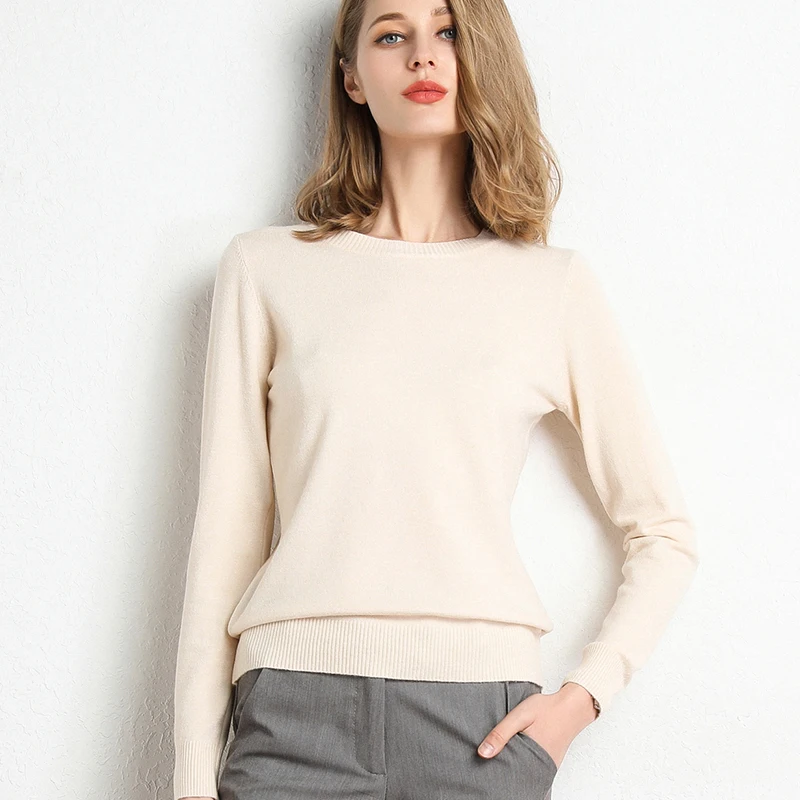 Women Sweater Autumn Winter Clothes Solid Round Neck Sweater Jumper Long-sleeved Knitted Pullovers Shirt Female Dropshipping
Women Sweater Autumn Winter Clothes Solid Round Neck Sweater Jumper Long-sleeved Knitted Pullovers Shirt Female Dropshipping