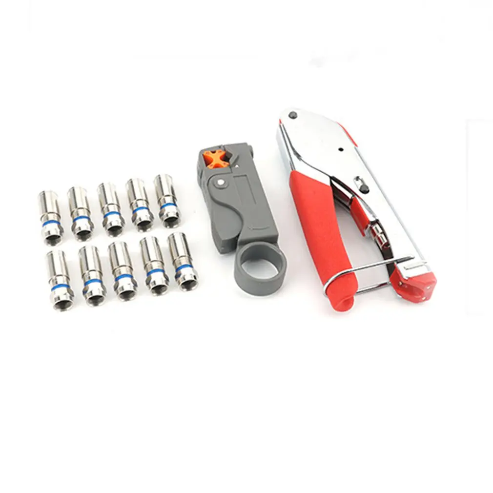 Professional Network Wire Cable Strip Cutter Clamp Multi-function Press Plier Cutting Crimper Tool Set | Компьютеры и офис