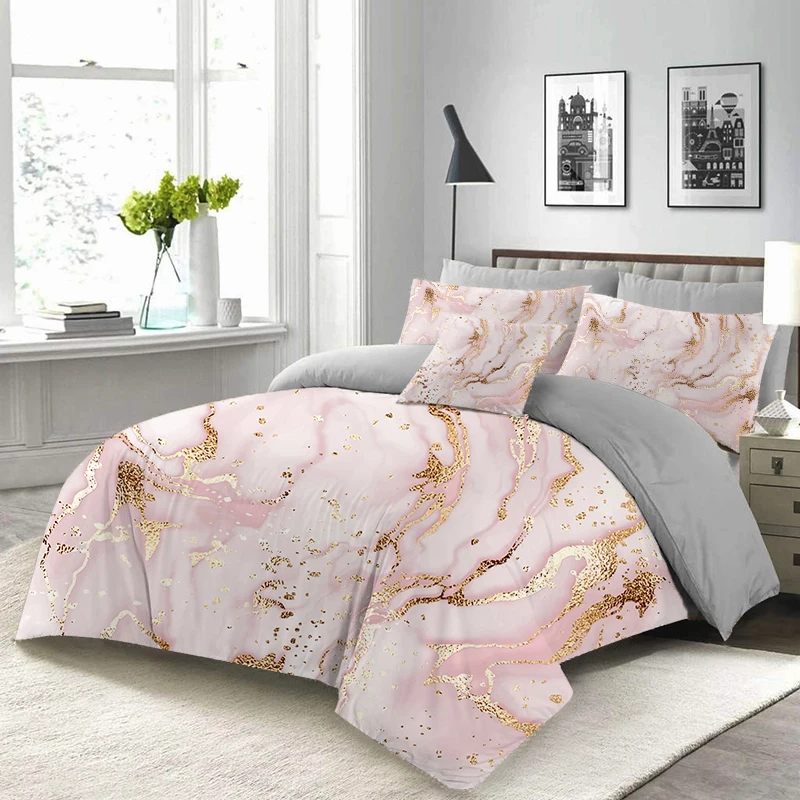 Modern Bedding Set Luxury Marble Gilrs Duvet Cover Queen 240x220 Pink Quilt Cover Single Double King Comforter Bed Cover
Modern Bedding Set Luxury Marble Gilrs Duvet Cover Queen 240x220 Pink Quilt Cover Single Double King Comforter Bed Cover