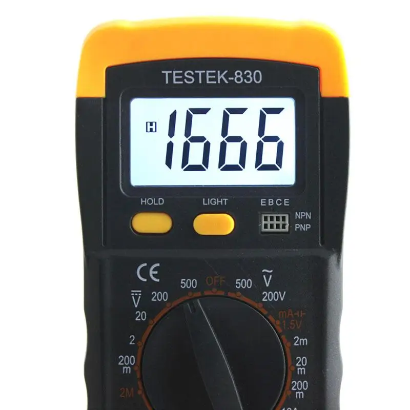 A830L 830L TESTEK-830 Auto Digital Range Multimeter Tester Voltage Resistance tester Current V3P6
A830L 830L TESTEK-830 Auto Digital Range Multimeter Tester Voltage Resistance tester Current V3P6