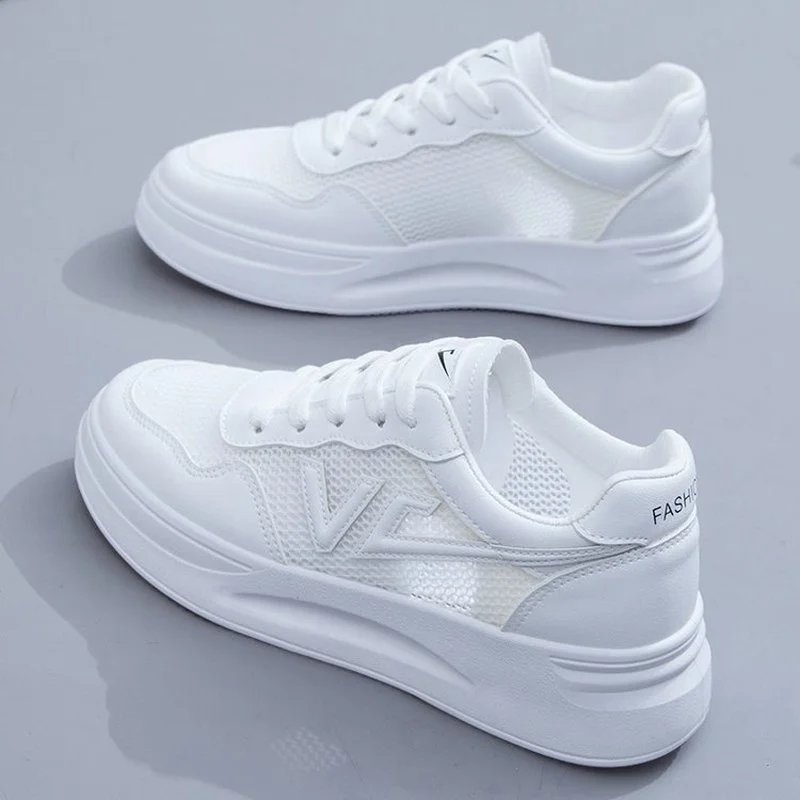 Sneakers for Women 2022 Solid Color Flats Comfortable Mesh Breathable White Casual Female Platform Sport Vulcanized Shoes
Sneakers for Women 2022 Solid Color Flats Comfortable Mesh Breathable White Casual Female Platform Sport Vulcanized Shoes