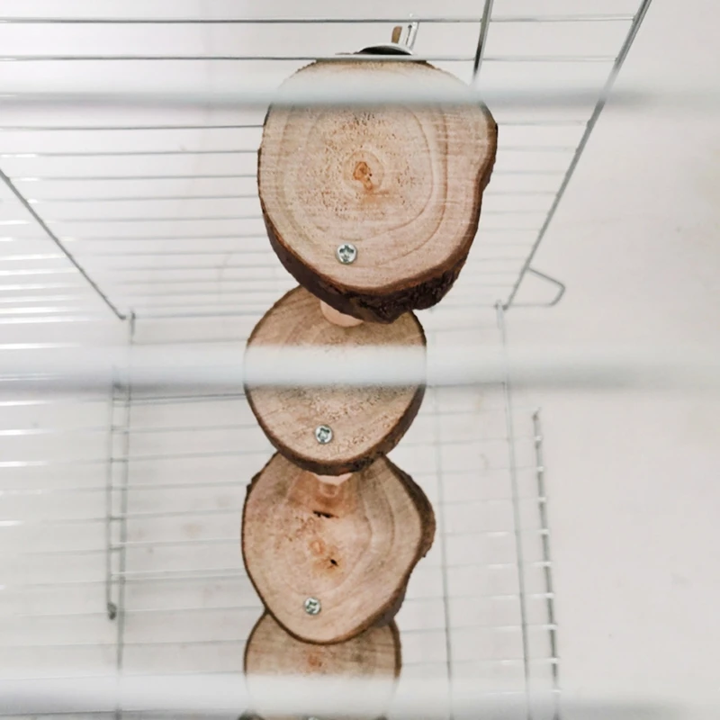 Wooden Hamster Climbing Ladder Stairs Parrot Birds Exercise Perches Stand Platform Teeth Care Molar Toys Cage Accessories C42
Wooden Hamster Climbing Ladder Stairs Parrot Birds Exercise Perches Stand Platform Teeth Care Molar Toys Cage Accessories C42