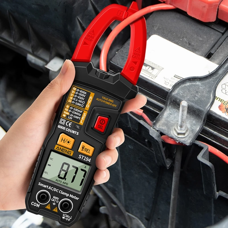 A-neng ST194 Digital Multimeter DC / AC Amp Meter Precision Testers 6000 Counts True RMS Current Tester 600V Capacitor
A-neng ST194 Digital Multimeter DC / AC Amp Meter Precision Testers 6000 Counts True RMS Current Tester 600V Capacitor