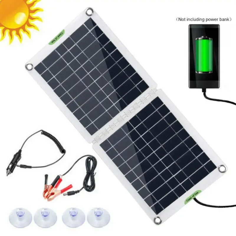 60W 6V 9V 12V 18V Панели солнечные комплект для Батарея зарядные устройства мобильных