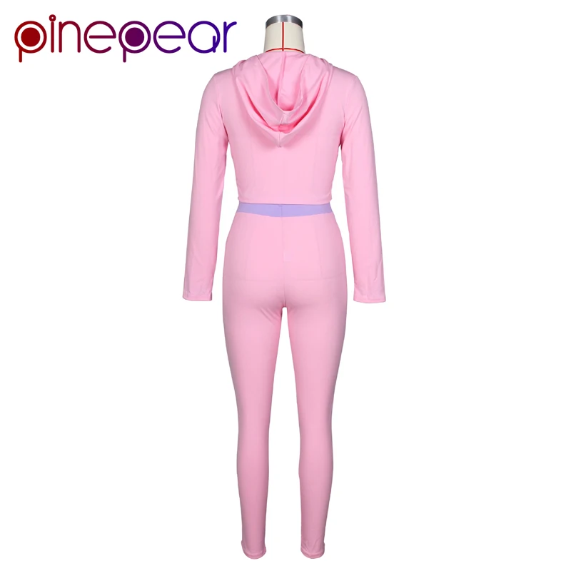 PinePear Plus SIze S-XXL Color Patchwork Women Tracksuit Zipper Long Sleeve Hooded Sweatshirts Crop Top Pants Casual 2 Piece Set
PinePear Plus SIze S-XXL Color Patchwork Women Tracksuit Zipper Long Sleeve Hooded Sweatshirts Crop Top Pants Casual 2 Piece Set