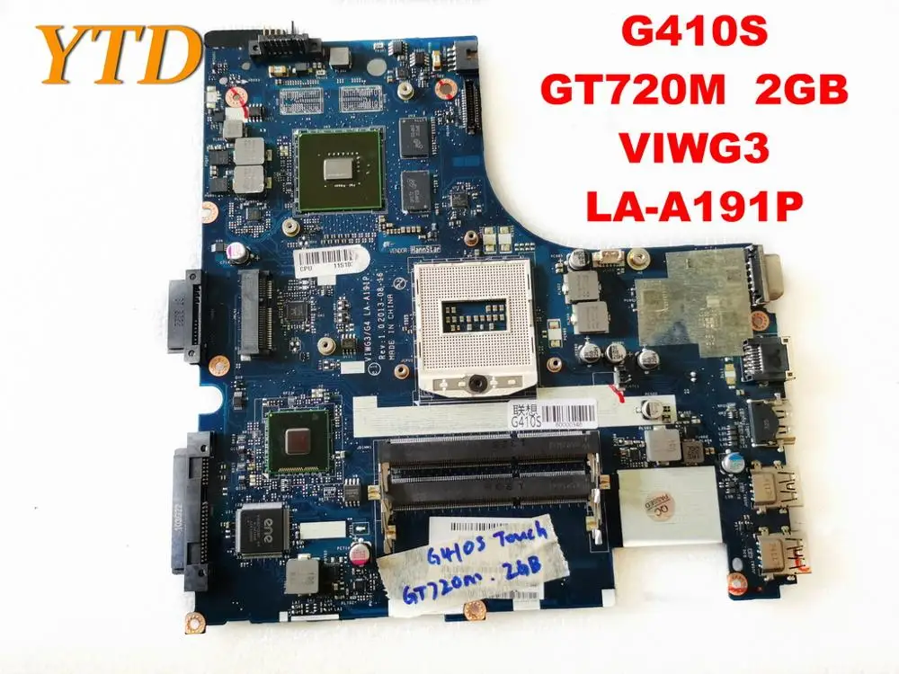Original for Lenovo G410S Laptop motherboard G410S GT720M 2GB VIWG3 LA-A191P tested good free shipping
Original for Lenovo G410S Laptop motherboard G410S GT720M 2GB VIWG3 LA-A191P tested good free shipping