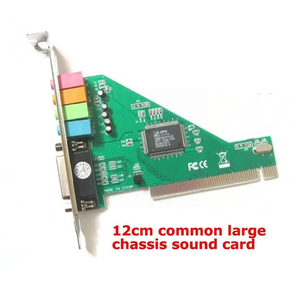 Explosion New 4 Channel 5.1 Surround 3D PC PCI Sound Audio Card w/Game MIDI Port Sound Card For PC Windows 10 J3C3
Explosion New 4 Channel 5.1 Surround 3D PC PCI Sound Audio Card w/Game MIDI Port Sound Card For PC Windows 10 J3C3