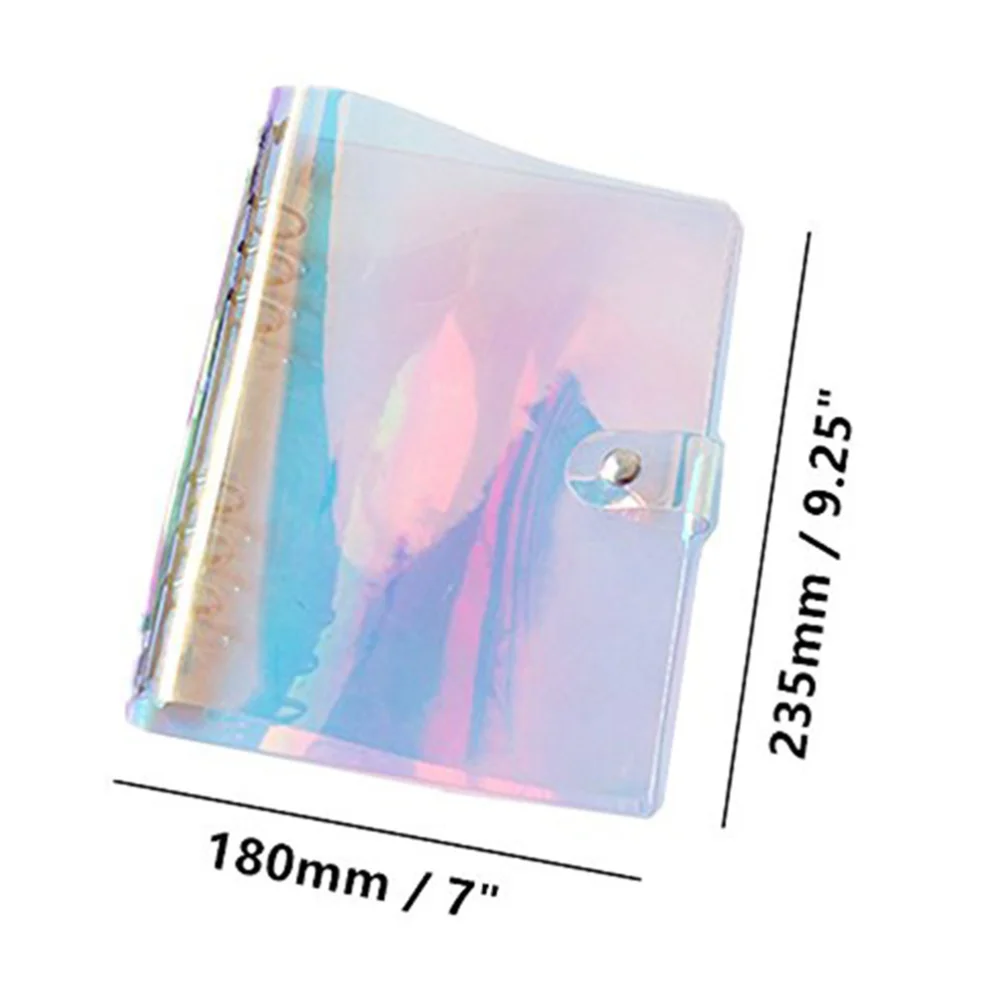 Dazzling PVC Transparent Cover Diary Notebook Journal Writing Sketchbook School Supplies (Colorful PVC Cover A5)
Dazzling PVC Transparent Cover Diary Notebook Journal Writing Sketchbook School Supplies (Colorful PVC Cover A5)