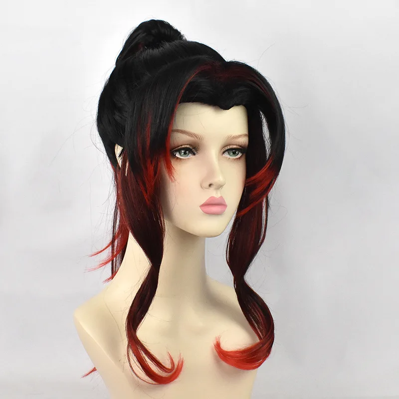 Tokitou Muichirou Cos Black Red Gradient Long Wave Ponytail Hair Anime Demon Slayer Cos Headgear Halloween Cos Kimetsu No Yaiba
Tokitou Muichirou Cos Black Red Gradient Long Wave Ponytail Hair Anime Demon Slayer Cos Headgear Halloween Cos Kimetsu No Yaiba