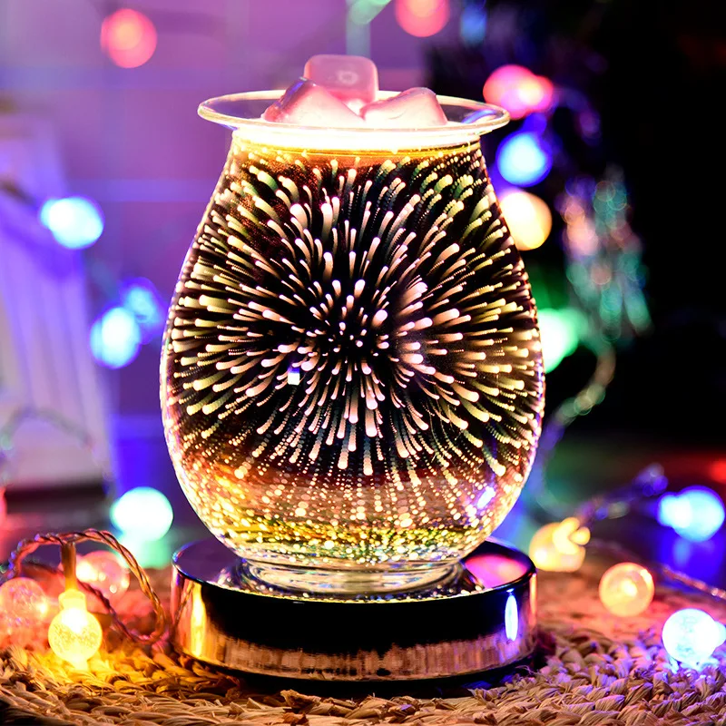 3D Glass Firework Night Light Electric Essential Aroma Oil Wax Melt Incense Burner Lamp Home Decoration Valentine Day Gift
3D Glass Firework Night Light Electric Essential Aroma Oil Wax Melt Incense Burner Lamp Home Decoration Valentine Day Gift